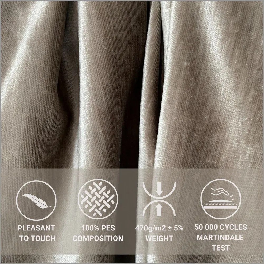 Világosbarna ágyneműtartós boxspring ágy 180x200 cm Ava – Maison de Rêve