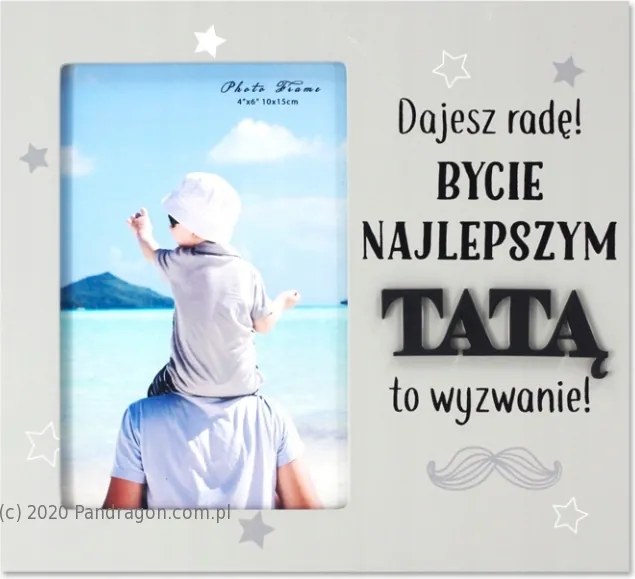 Képkeret Apák Napjára A Legjobb Apa A Kihívás 10 x 15