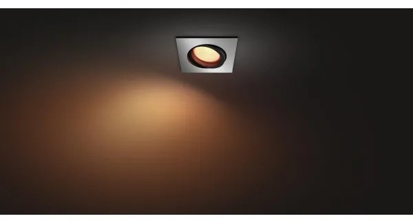 Philips 50551/48/P7 - LED RGBW Beépíthető lámpa Hue CENTURA 1xGU10/5,7W/230V