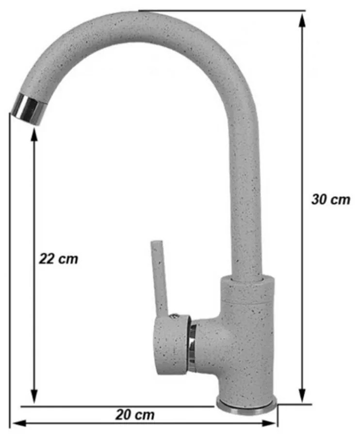 Noril mosogató csaptelep króm