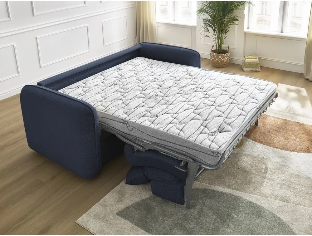 Sötétkék kanapé 216 cm Achille – Bobochic Paris