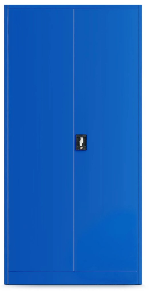 Fém műhelyszekrény polcokkal BRUNO, 920 x 1850 x 500 mm, kék