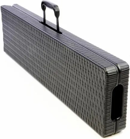 GARTHEN Kempingpad 180 cm fekete