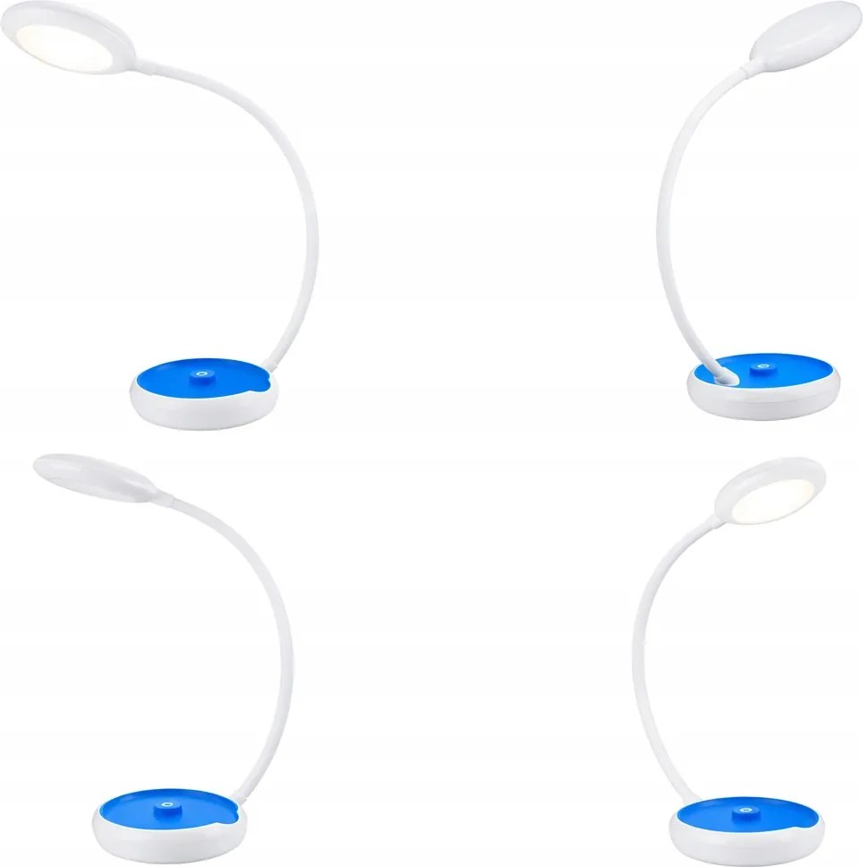 181 Led Asztali Lámpa Grundig Összecsukható Kék