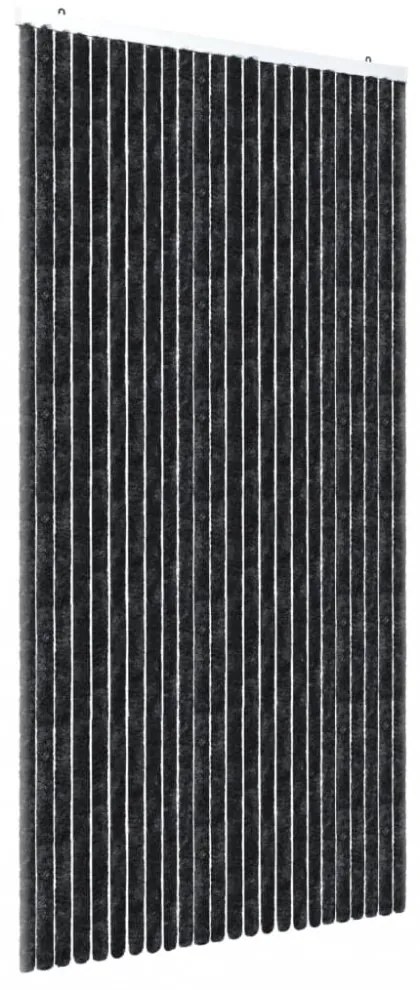 antracitszürke zsenília rovarfüggöny 100 x 220 cm