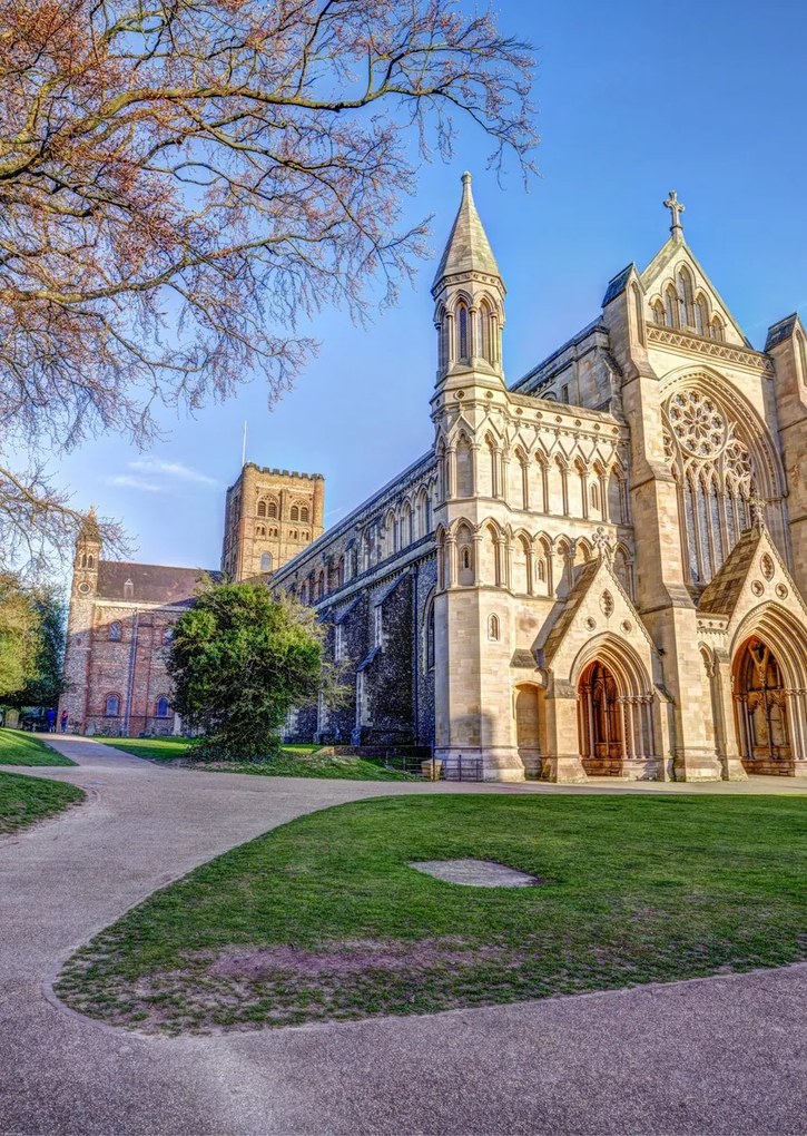 Poszter 64x90cm St Albance székesegyház, Assaf Frank