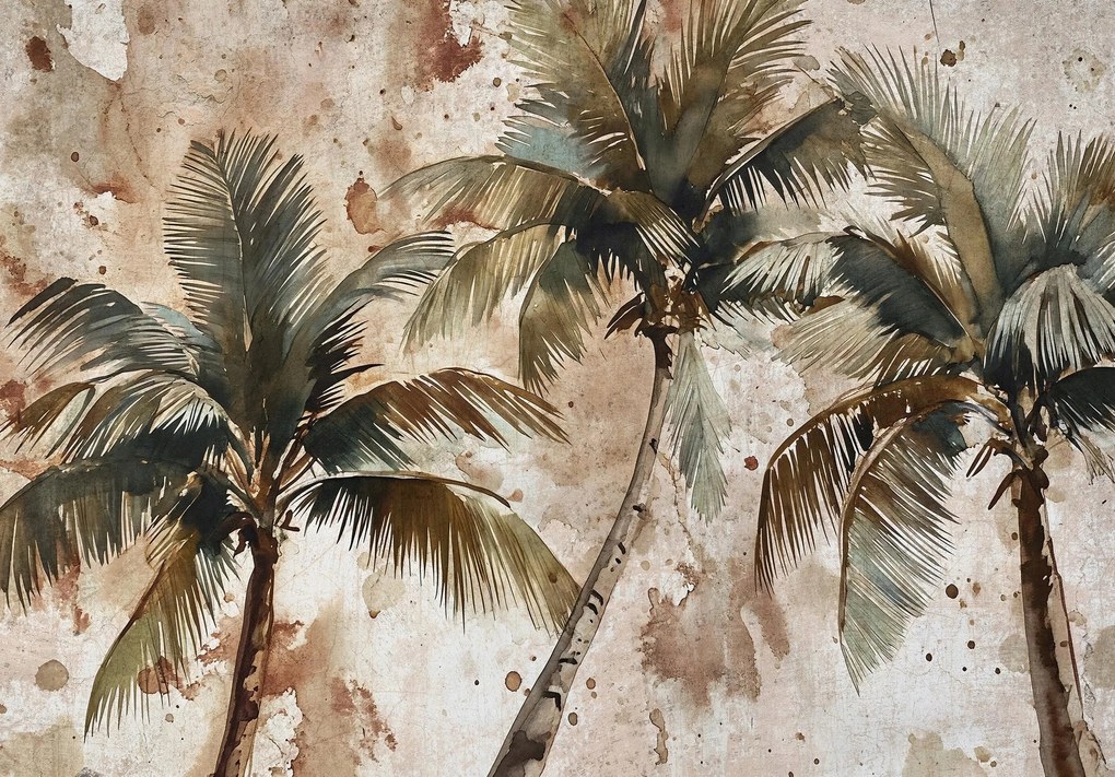 Fotótapéta fa pálmalevelek pálmafa ragasztó ajándék 208 x 146