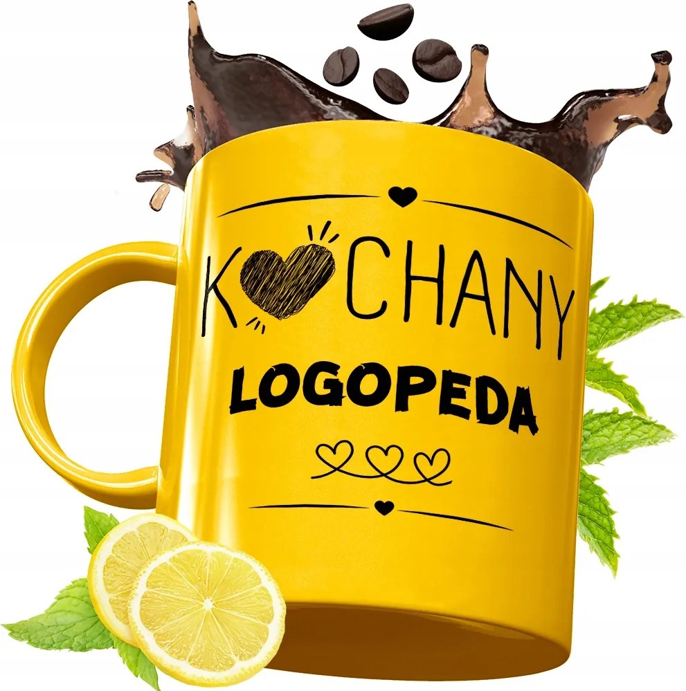 Prémium Arany Bögre Logopédusnak Ajándék Nyomtatott Fotóval