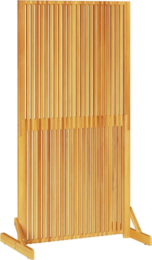 vidaXL Magánszféra Képernyő Barna 79.5 x 50 x 150 cm Tömör akácfa