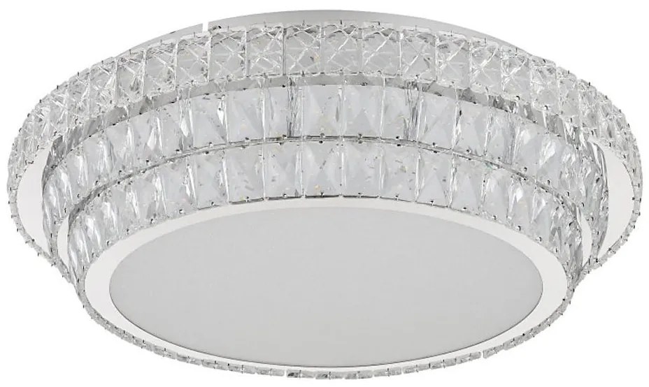 Globo 68157-58- LED dimmelhető mennyezeti lámpa KLARA 58W/230V 2700-6000K átm.60cm fehér+távirányító