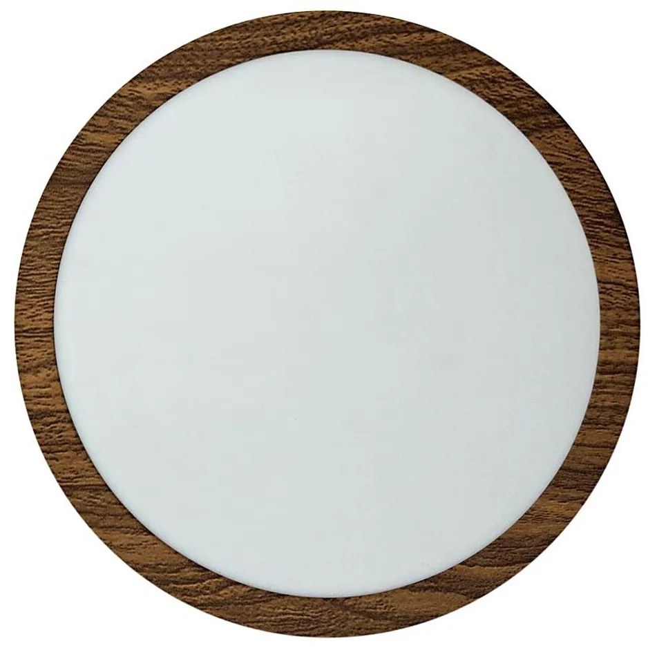 LED Mennyezeti lámpa RING LED/18W/230V 4200K átm. 21 cm barna