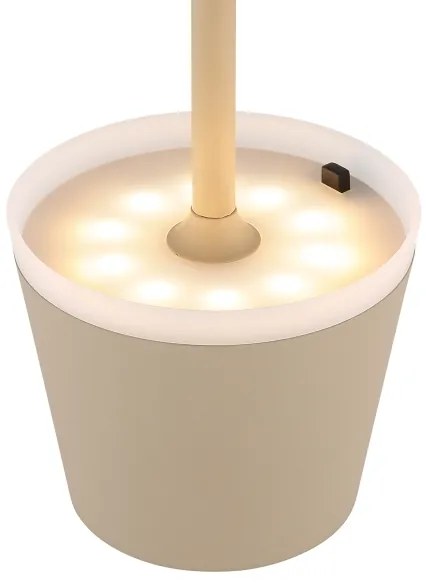 Globo 36637S - LED Napelemes lámpa SOLAR LED/0,6W/3V 3000K IP44 bézs