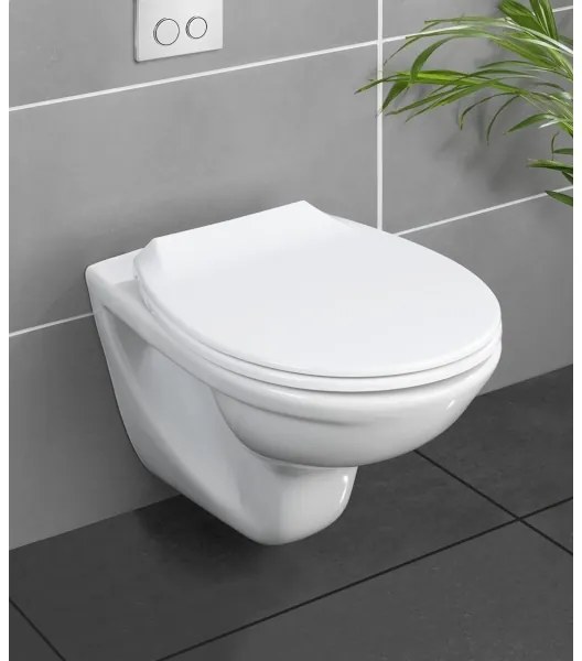 WENKO 21901100-WC ülőke KOS 44x37 cm fehér/ezüst