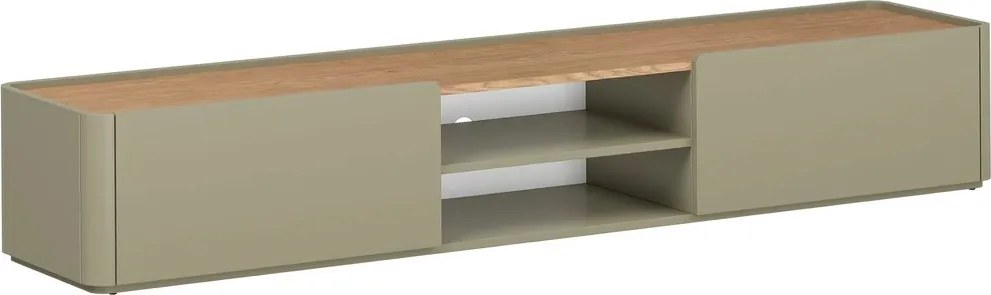 Elivo TV-szekrény 220 cm fiókkal - eukaliptusz / baltic dune tölgy