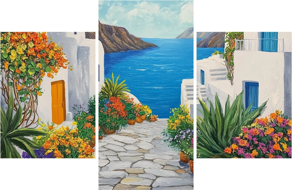 Kép - Görög sikátor (90x60 cm)
