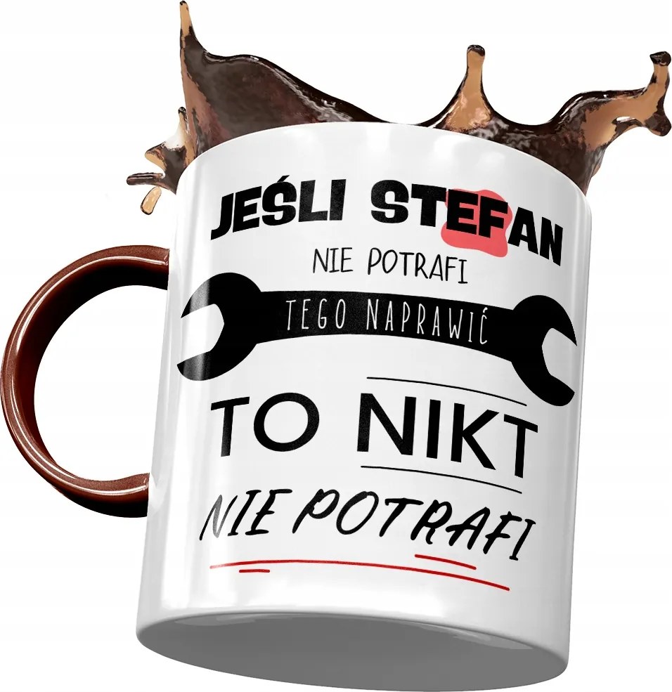 Bordó bögre István Férj Kolléga Ajándék Nyomtatott Fotóval