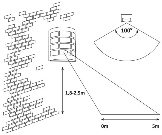 Rabalux 8800 - Kültéri fali lámpa SEVILLA 1xE27/11W/230V IP44