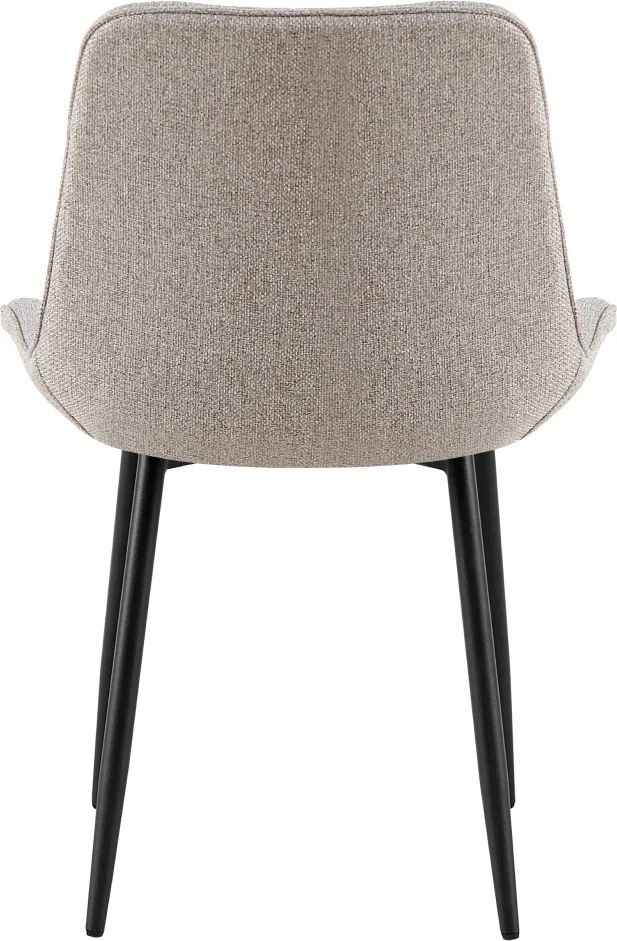 Étkezőszék, bézs/fekete, ALIA
