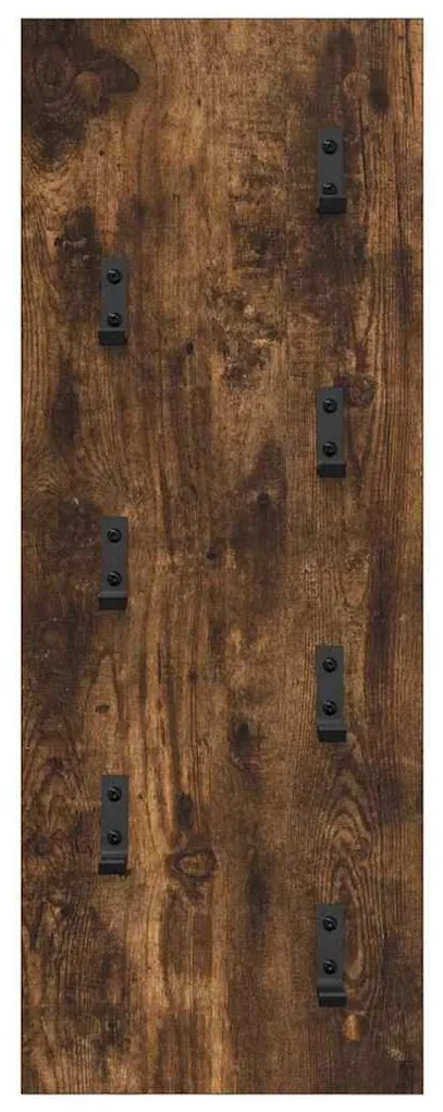 Fali Kabáthorog Füstölt tölgy 30 x 1.5 x 80 cm Faanyag