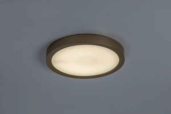Rabalux 75079 - LED fürdőszobai mennyezeti lámpatest SHAUN PLUS 30W/230V átm. 30 cm IP44 aranyszínű