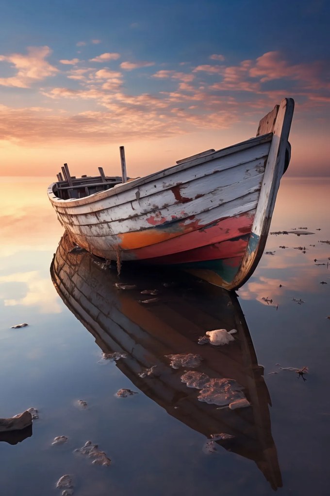 Poszter 40x60cm Eldugott kikötő