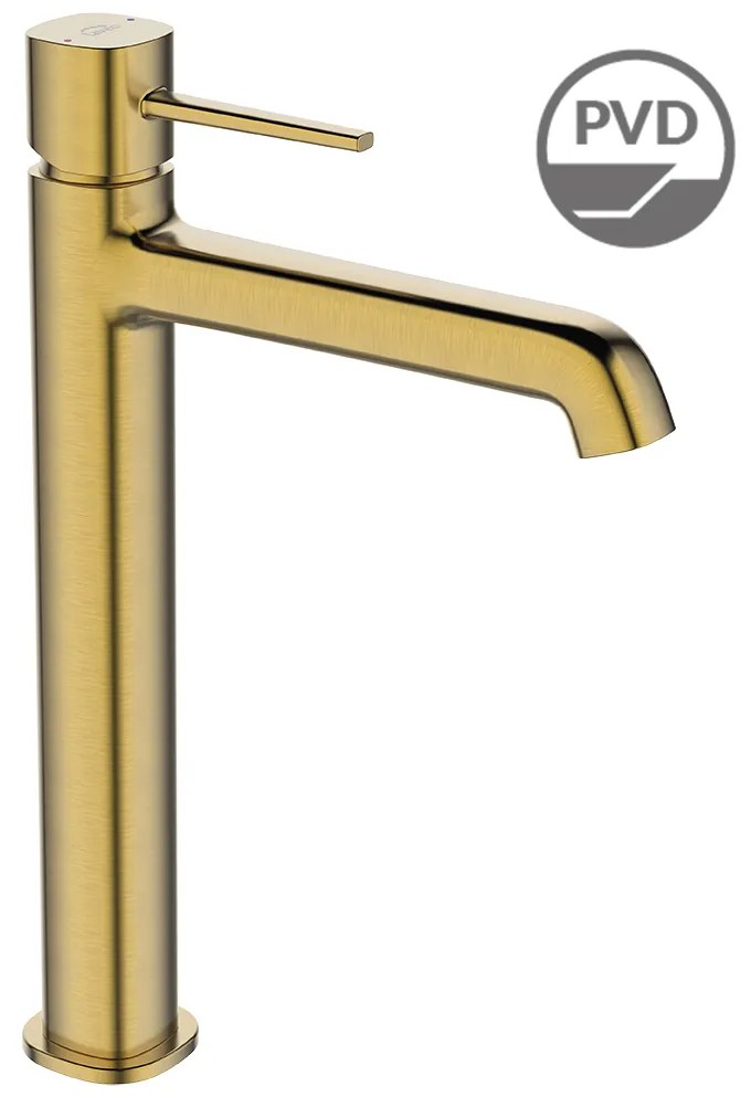 Laveo Pola, magas mosdócsaptelep h-297, arany matt, LAV-BAP_G2NB