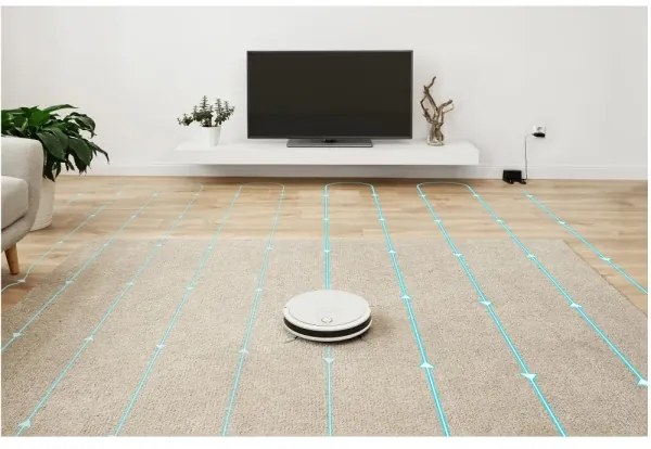 Sencor - Intelligens robotporszívó felmosóval 2in1 28W/2600 mAh Wi-Fi fehér + távirányító