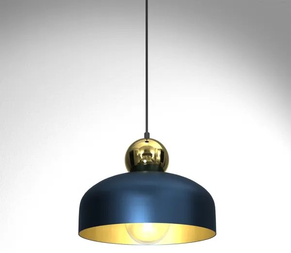 Csillár zsinóron HARALD 1xE27/60W/230V kék