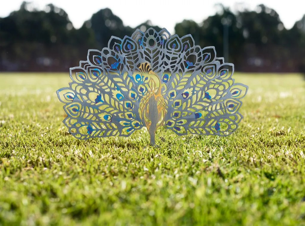 Peacock fém kerti dísztárgy, 60×38 cm – TR565TNL1262