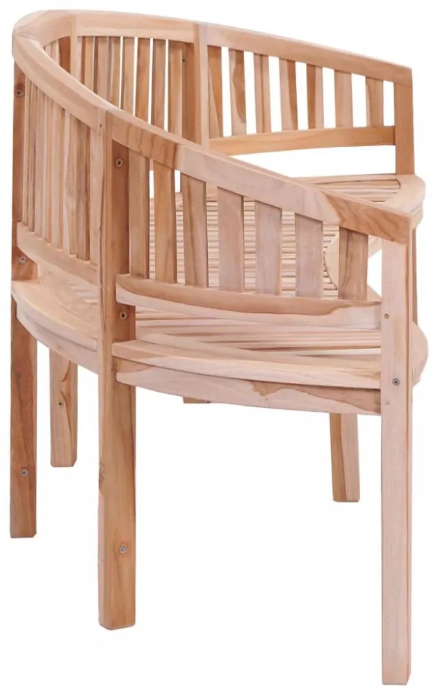 tömör tíkfa banán alakú pad 200 cm