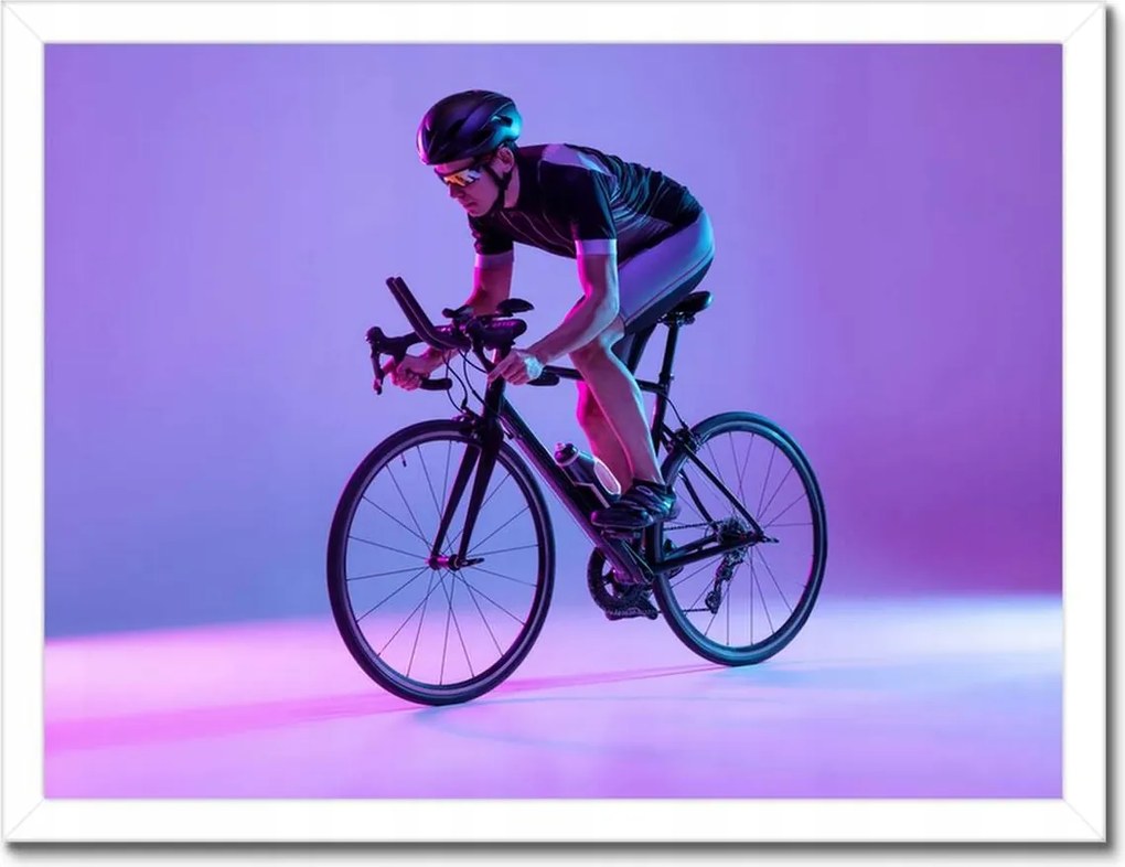 Poszterek keretben 40x30 Kollázs Kerékpározás