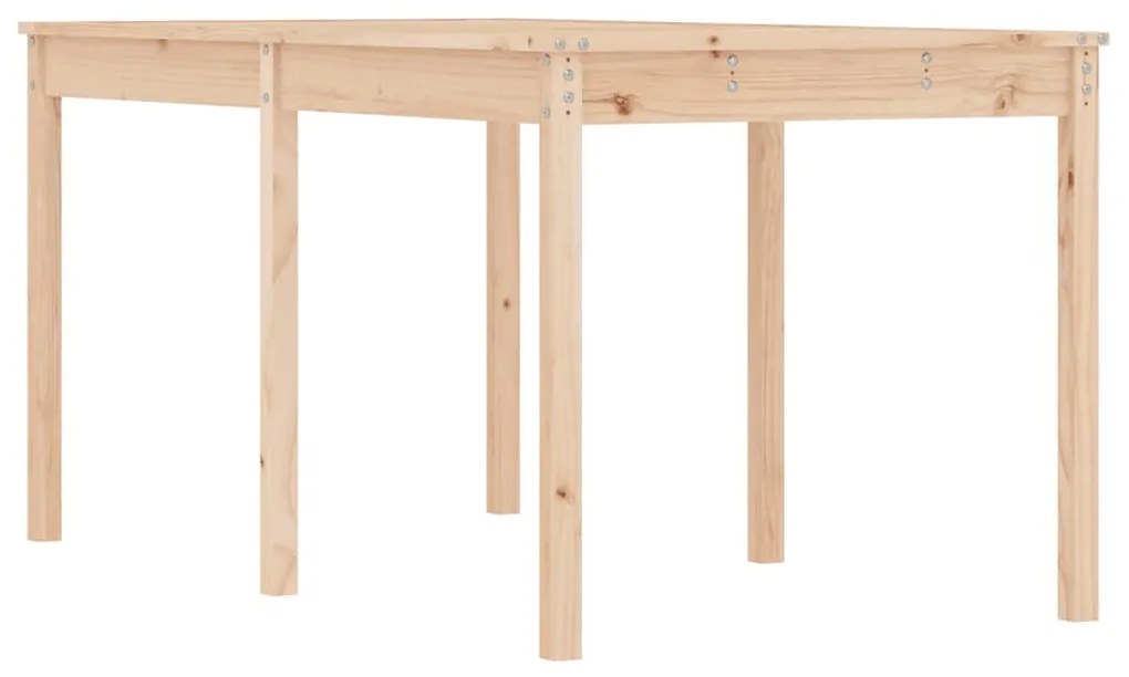 vidaXL tömör fenyőfa kerti asztal 159,5 x 82,5 x 76 cm