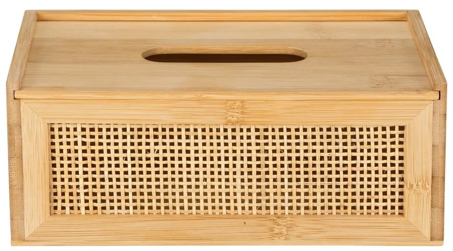 Rattan-bambusz zsebkendőtartó Allegre – Wenko