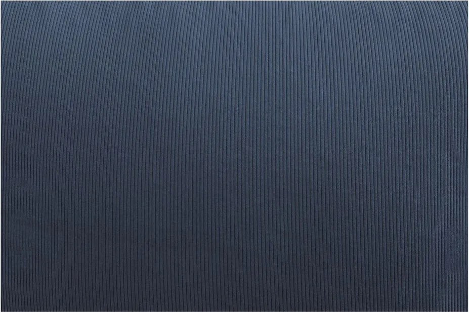 Sötétkék kordbársony babzsákfotel Lilibet – Bobochic Paris