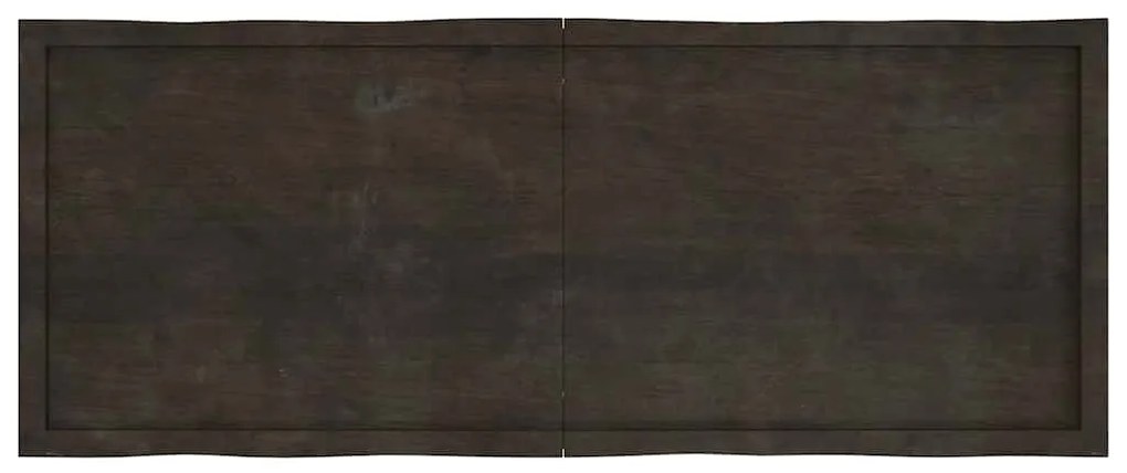 sötétbarna kezelt tömör asztallap 160x60x(2-4) cm