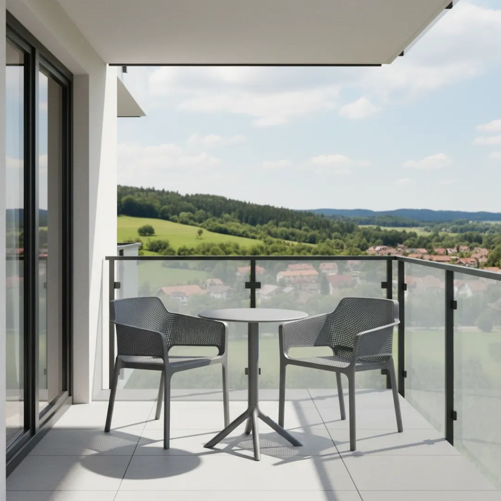 Kerti asztal, szürke, SAILOR