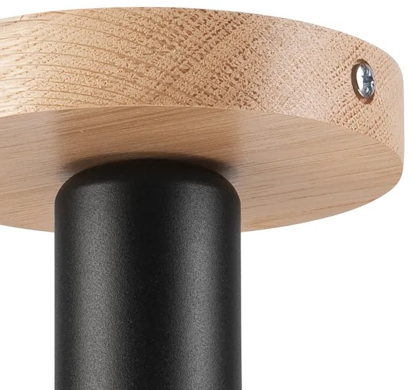 Felületre szerelhető csillár VITO OAK 1xE27/60W/230V tölgy