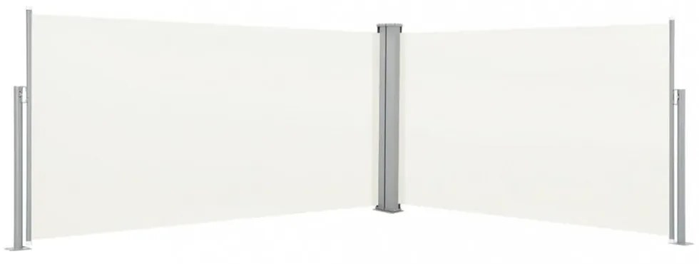 összecsukható oldalsó napellenző 160x600 cm krém