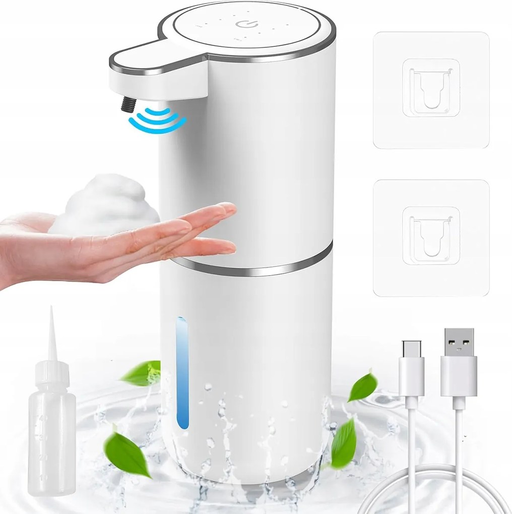 Automatikus érintésmentes folyékony szappan adagoló Hab diszpenzátor 380ml Usb