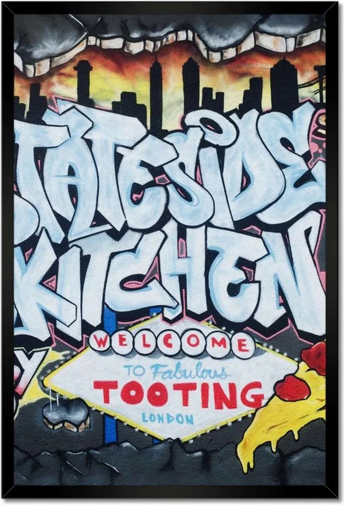 Poszterek keretben 40x60 Grafiti Usa Hamburger