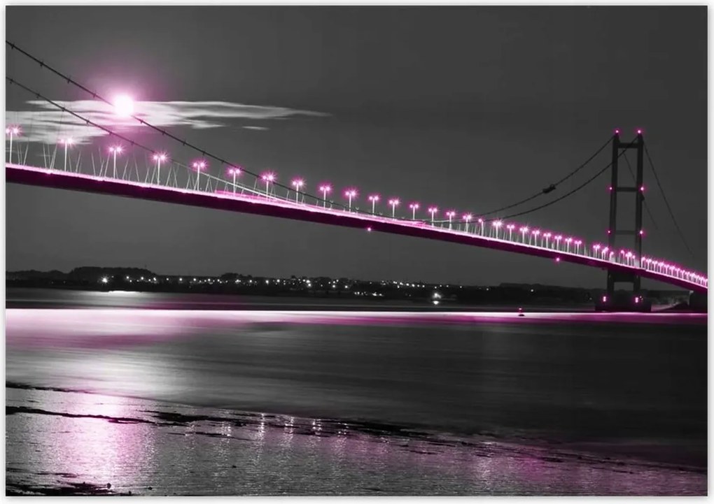 Poszterek 100x70 Lila világítás