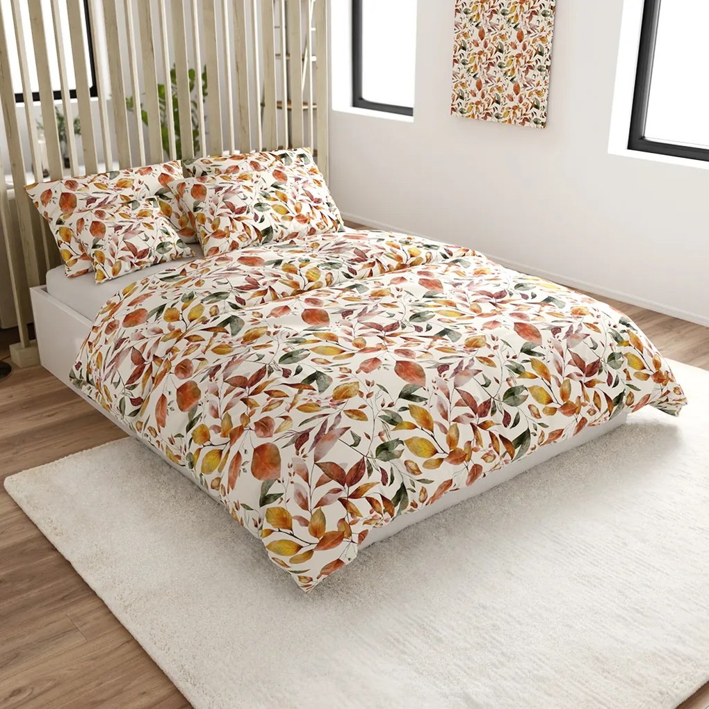 Mikroszálas ágyneműhuzat AUTUMN LEAVES színes Ágyneműhuzat mérete: 70 x 90 cm | 140 x 200 cm