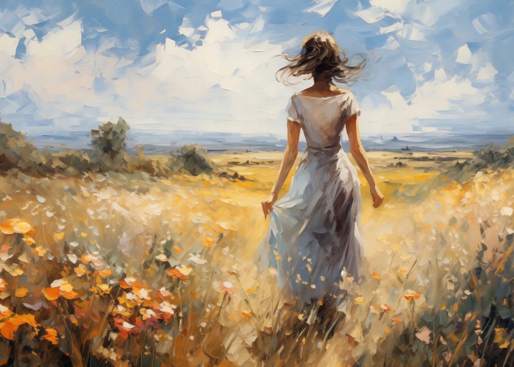 Poszter 70x50cm Nyári szél