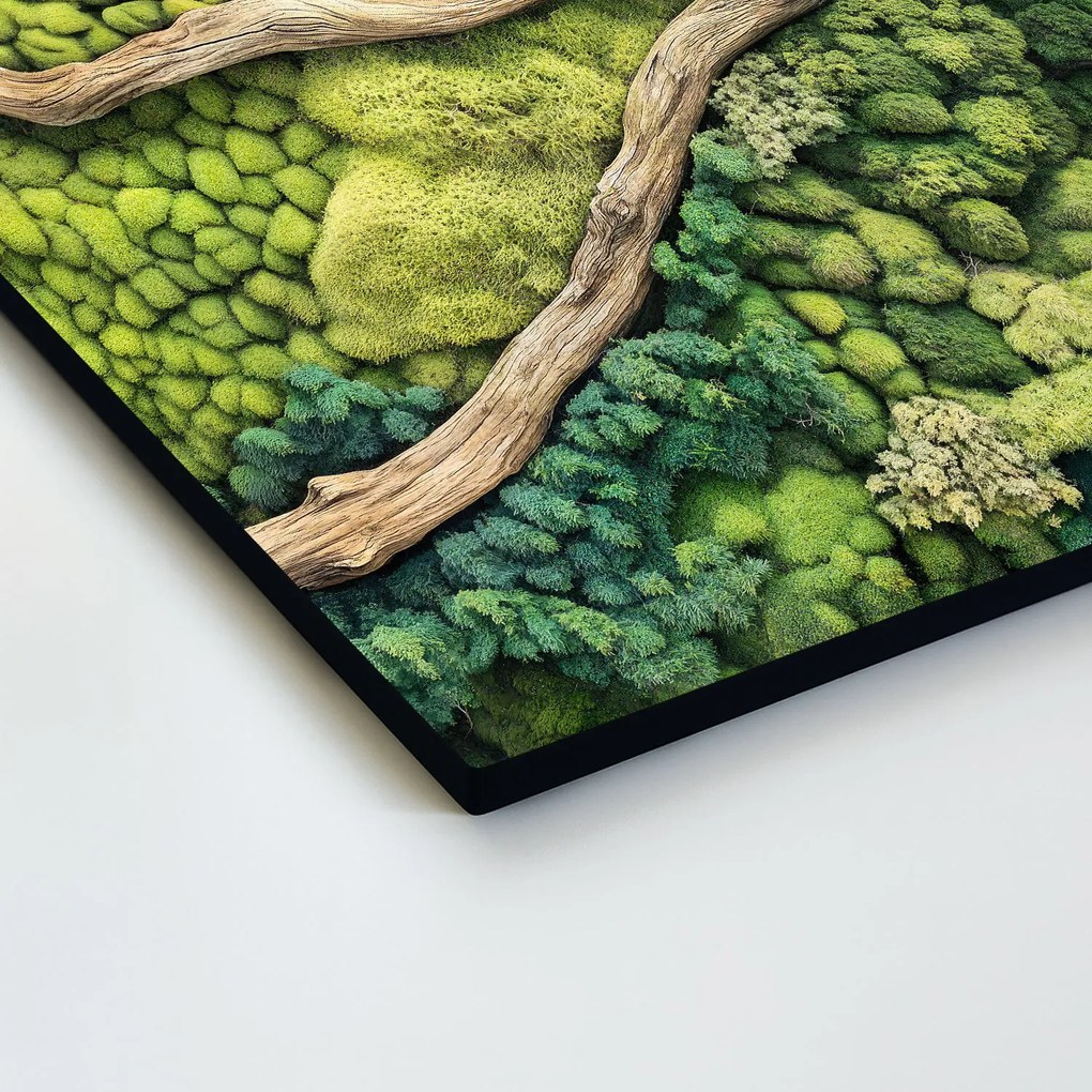 DUBLEZ | Moha kép utánzata - Ág az erdőben