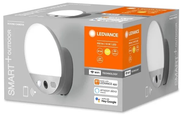 Ledvance SMART+ 15W/230V Wi-Fi LED fali lámpa érzékelővel és kamerával IP44