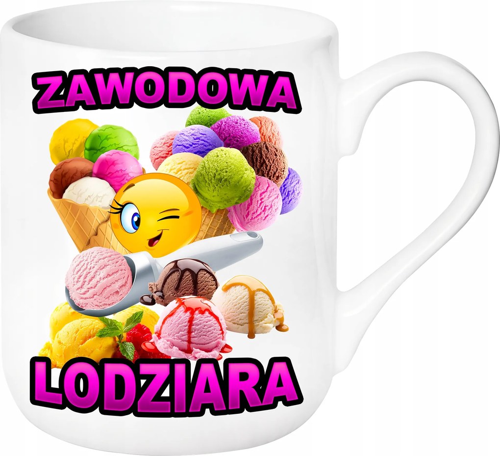 Professzionális Fagylaltos Bögre Vicces Születésnapi Ajándék 330ml Csomagolás