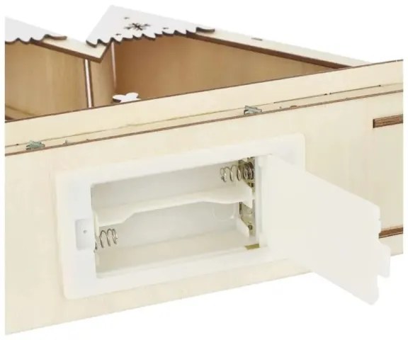 LED karácsonyi dekoráció LED/0,6W/2xAA karácsonyi tájkép