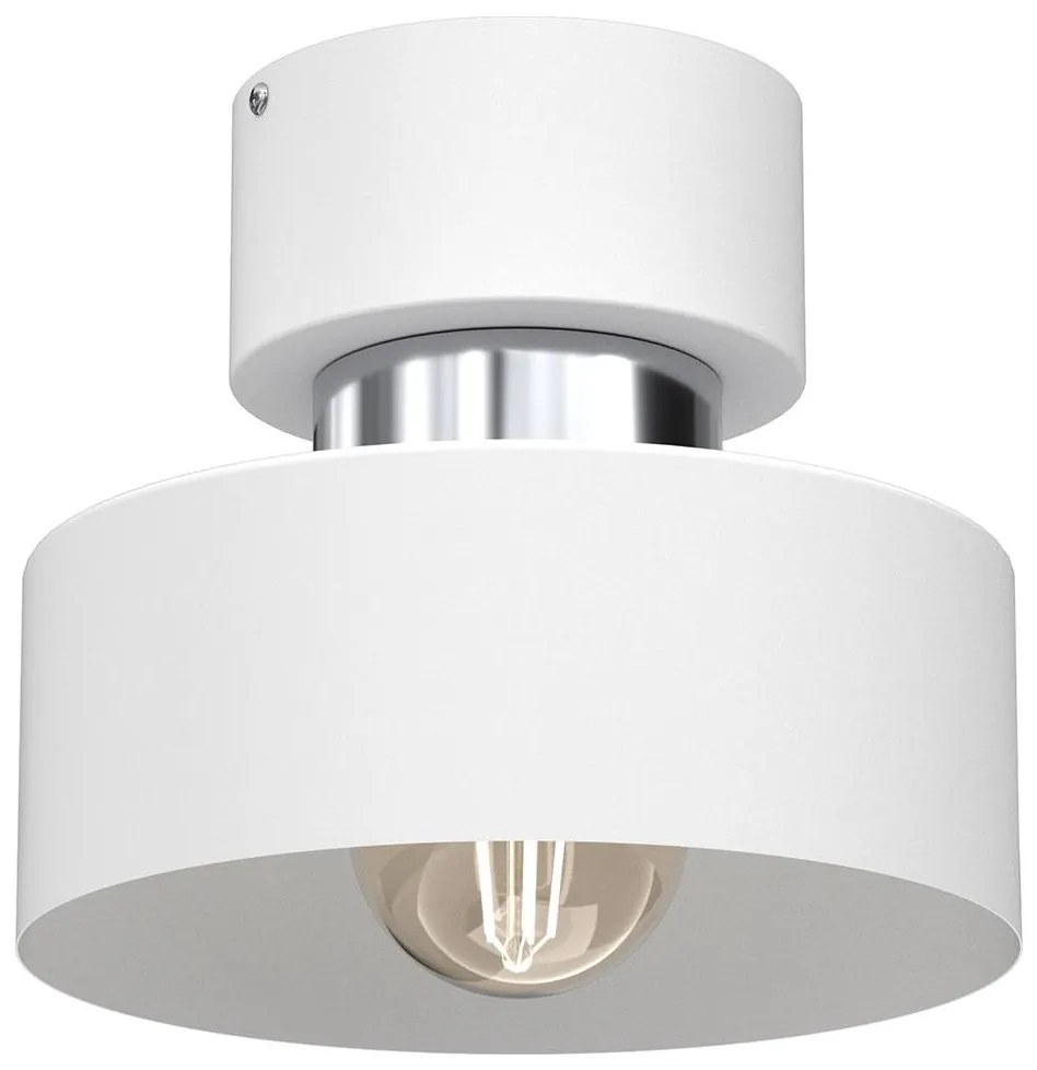 Luminex Mennyezeti lámpa MARTI 1xE27/15W/230V fehér/króm LU9841