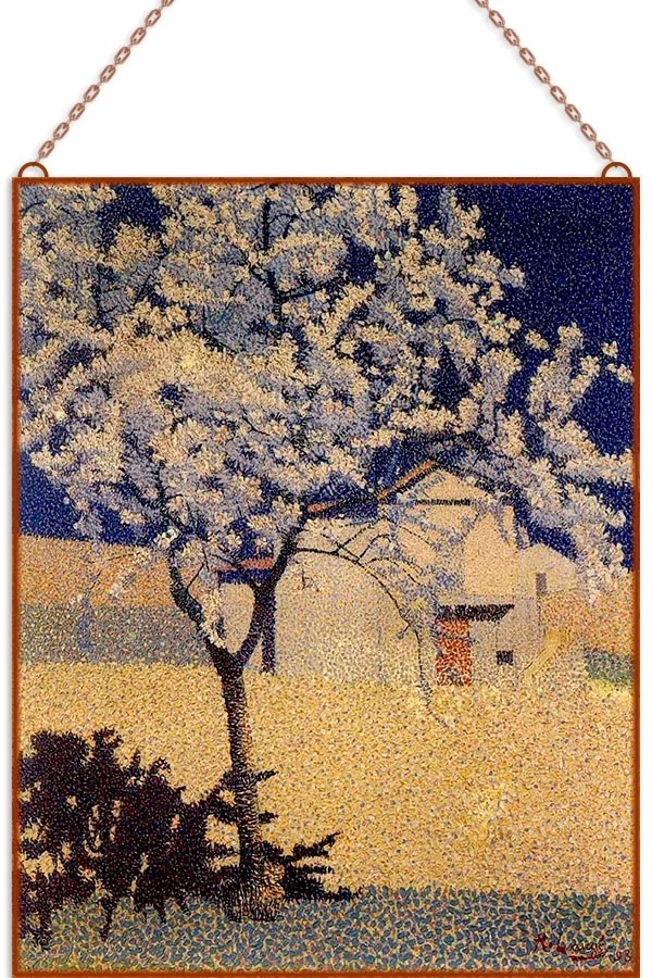Achille Laugé -The Flowering Tree üvegkép, falikép