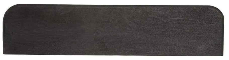 Fekete mangófa fali polc 88 cm Tarontu – Light & Living